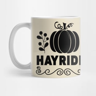 Hayrides Simple Lettering Mug